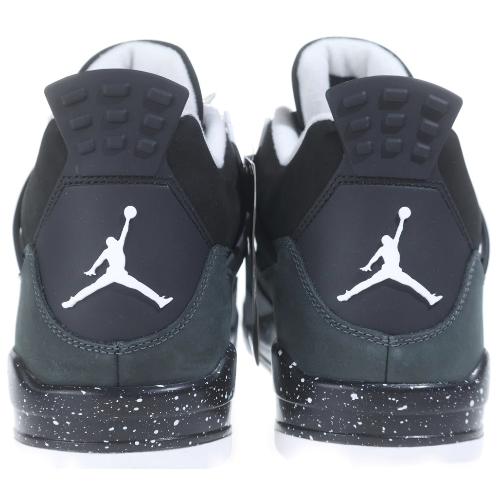 NIKE(ナイキ) AIR JORDAN 4 RETRO FEAR FQ8138-002 エアジョーダン4 レトロ フィアー ハイカットスニーカー ブラック/グレー US12/30cm