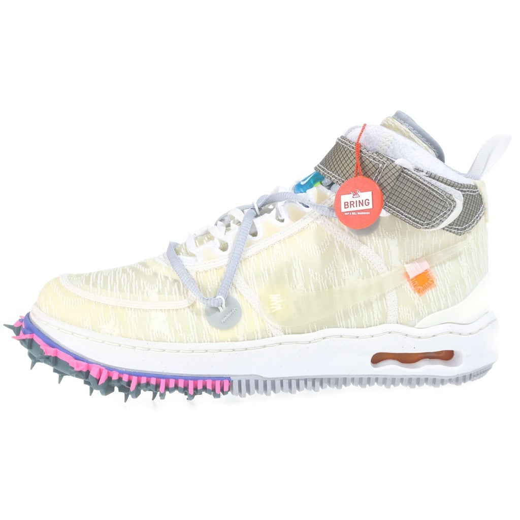 NIKE(ナイキ) ×OFF WHITE AIR FORCE 1 MID SP DO6290-100 オフホワイト エアフォース1 ミッドカットスニーカー ホワイト US9.5/27.5cm