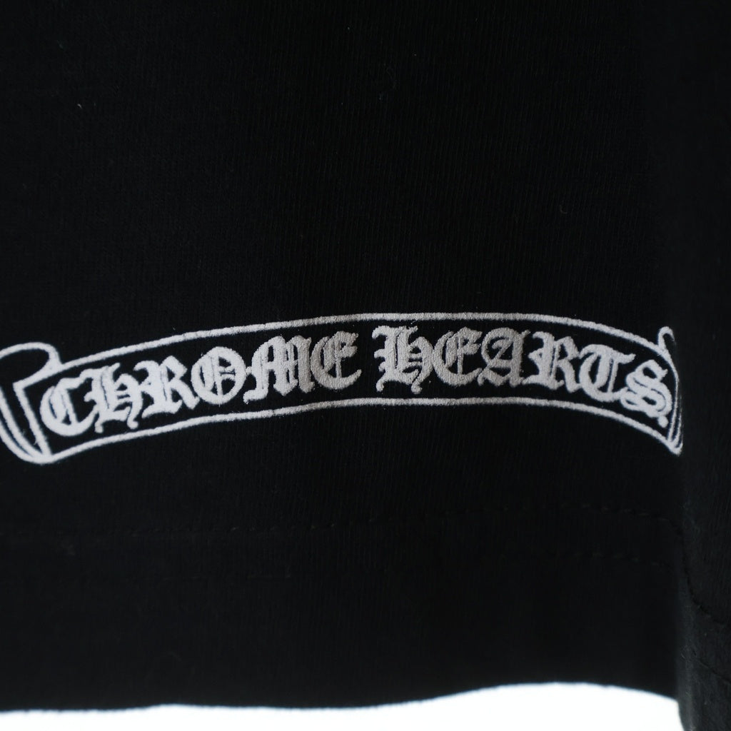 CHROME HEARTS(クロムハーツ) CH S/S TEE 東京限定 英字ロゴバックスクロールラベルプリント 半袖Tシャツ カットソー ブラック