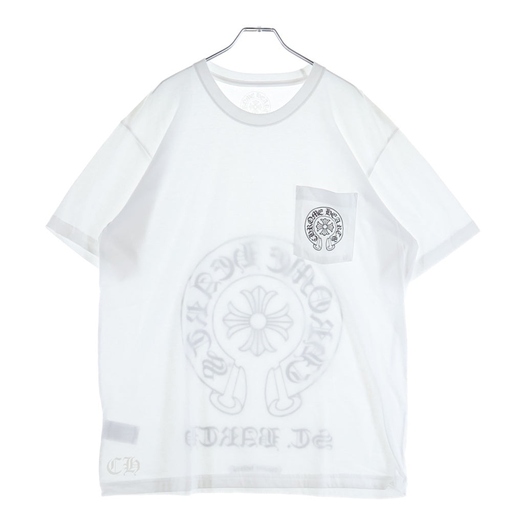 CHROME HEARTS(クロムハーツ) HORSESHOE S/S TEE SC.BARTH サン・バルテルミー島限定 ホースシュープリント 半袖Tシャツ カットソー ホワイト