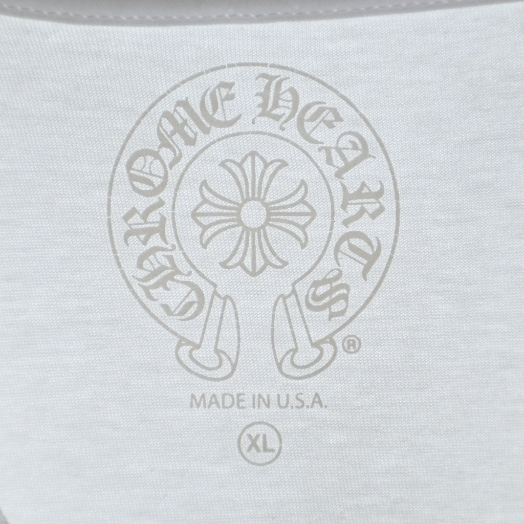 CHROME HEARTS(クロムハーツ) HORSESHOE S/S TEE SC.BARTH サン・バルテルミー島限定 ホースシュープリント 半袖Tシャツ カットソー ホワイト