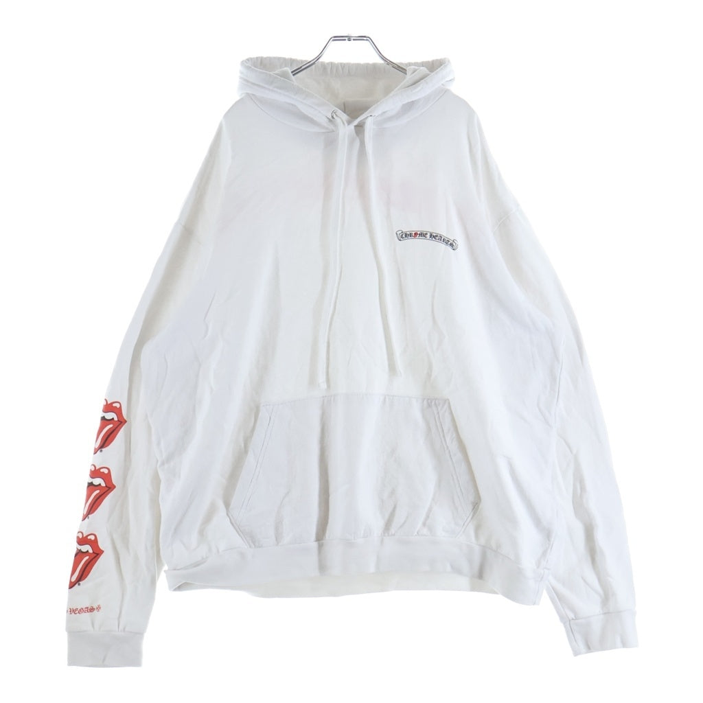 CHROME HEARTS(クロムハーツ) SWTSHRT PLVR LTD ラスベガス限定 リップアンドタン スウェットプルオーバーパーカー ホワイト