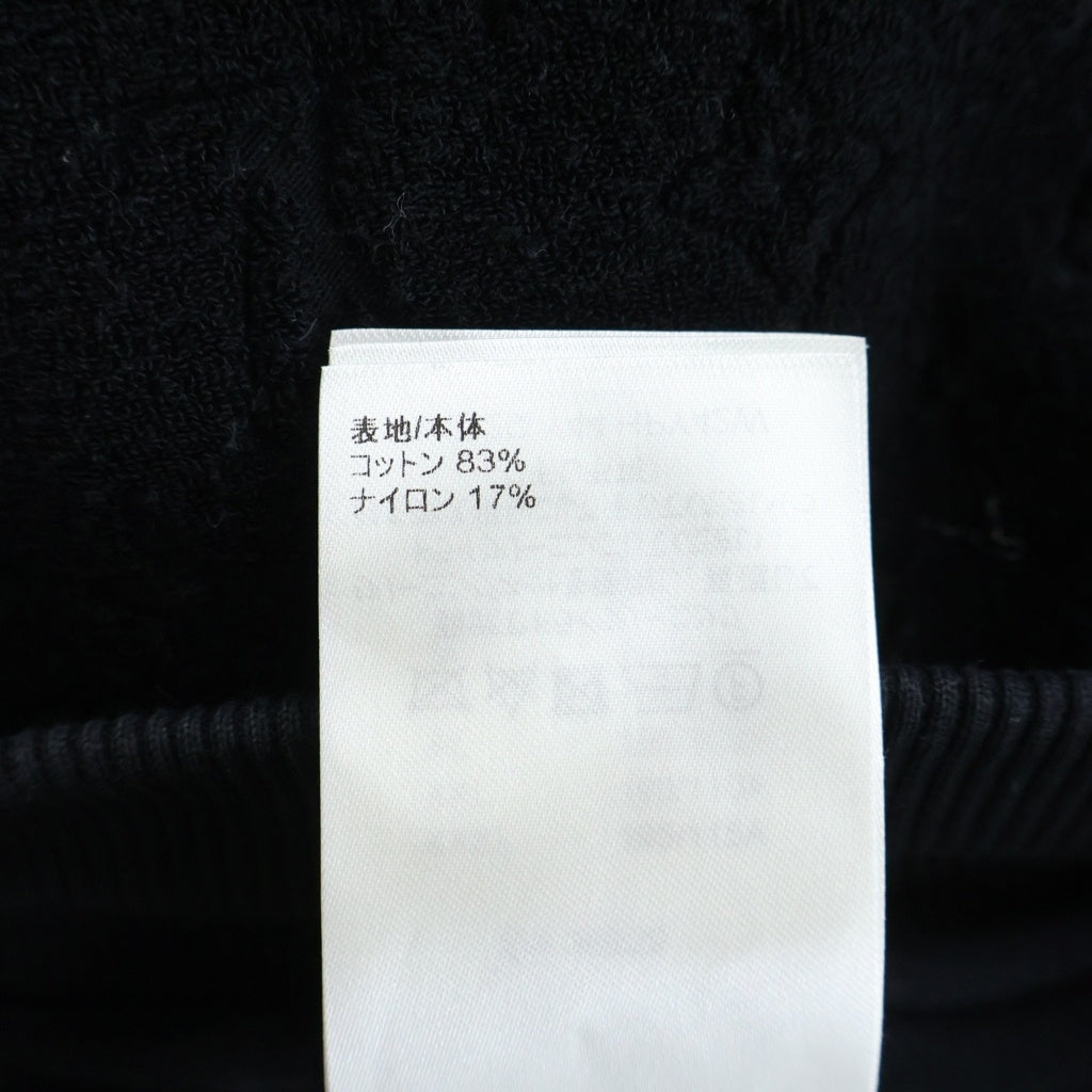 LOUIS VUITTON(ルイヴィトン) 23AW モノグラム 総柄ロゴ フレンチテリー ハーフパンツ ショーツ ブラック RM232Q Y44 HPY42W