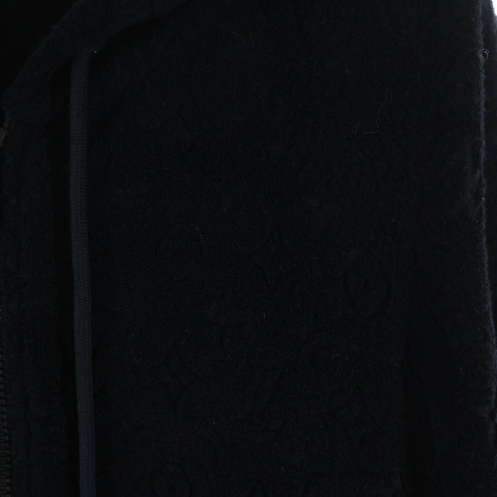 LOUIS VUITTON(ルイヴィトン) 23AW モノグラム 総柄ロゴ フレンチテリー ジップパーカー ブラック RM232Q Y44 HPY41W