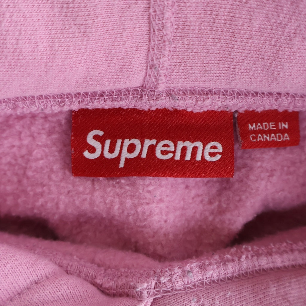 SUPREME(シュプリーム) 24AW Box Logo Hooded Sweatshirt ボックスロゴ刺繍 スウェットプルオーバーパーカー ピンク