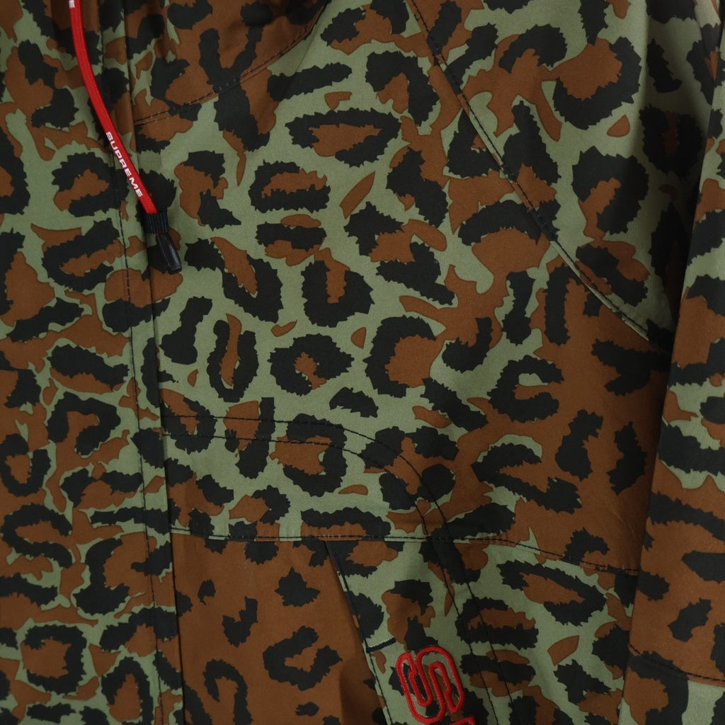SUPREME(シュプリーム) 19AW GORE-TEX Taped Seam Jacket ゴアテックス レオパード柄 テープドシーム ジャケット マウンテンパーカー ブラウン