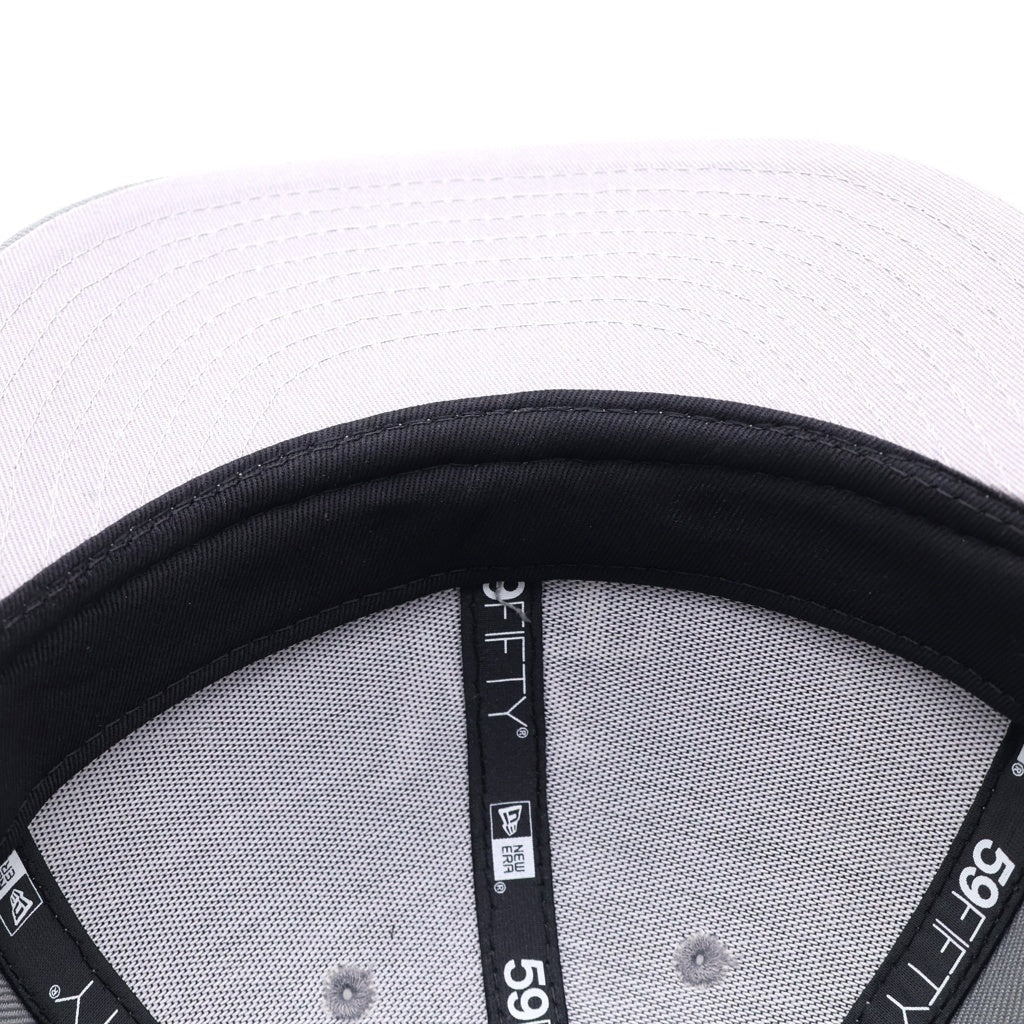 WTAPS(ダブルタップス) 25AW ×NEW ERA 59FIFTY LOW PROFILE CAP POLY TWILL ニューエラ ロープロファイル ベースボールキャップ 帽子 グレー 252NENED-HT01