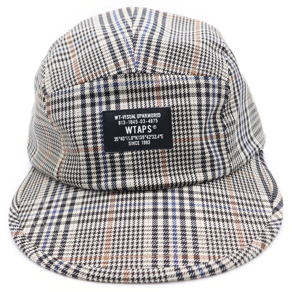 WTAPS(ダブルタップス) 24AW T-5 03 CAP NLPL TWILL TEXTILE チェック柄 ナイロンツイル キャンプキャップ 帽子 マルチカラー 242HCDT-HT09