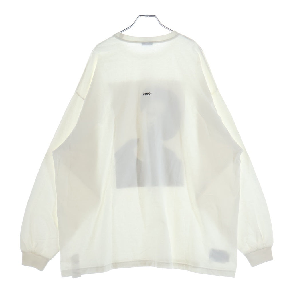 WTAPS(ダブルタップス) 25AW 252MV LS COTTON フォトプリント 長袖Tシャツ カットソー ホワイト 252ATDT-LTM01S