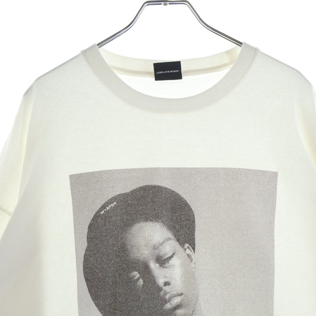 WTAPS(ダブルタップス) 25AW 252MV LS COTTON フォトプリント 長袖Tシャツ カットソー ホワイト 252ATDT-LTM01S