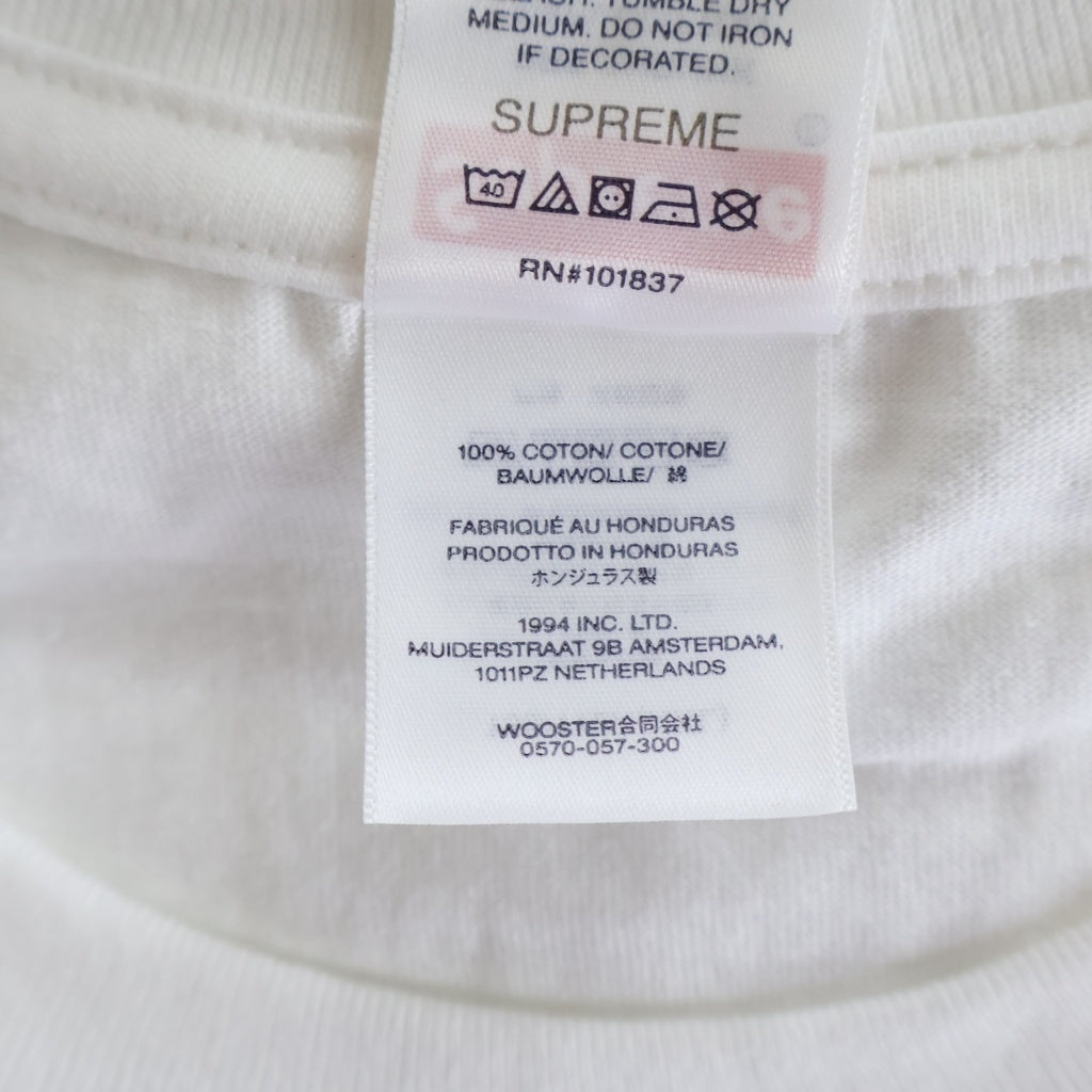 SUPREME(シュプリーム) 26SS ARABIC BOX LOGO TEE アラビクボックスロゴ 半袖Tシャツ カットソー ホワイト