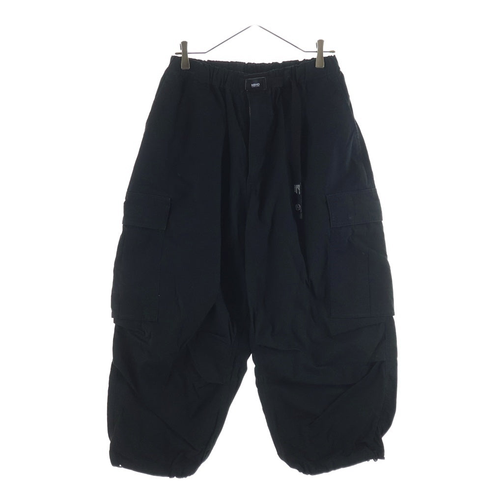 NEIGHBORHOOD(ネイバーフッド) 22SS WIDE CARGO ワイドカーゴパンツ ブラック 221YTNH-PTM01