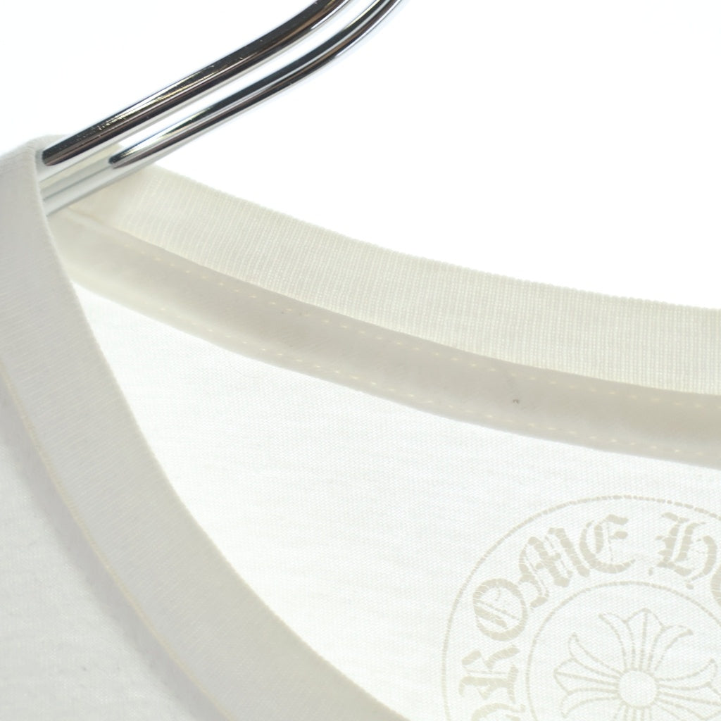 CHROME HEARTS(クロムハーツ) CHプラス/メイドインハリウッド プリントロゴ 長袖Tシャツ カットソー ホワイト