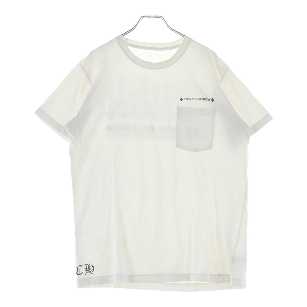 CHROME HEARTS(クロムハーツ) CHプラス ハリウッド バックプリント 半袖Tシャツカットソー ブラック