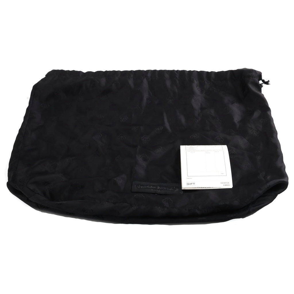 CHROME HEARTS(クロムハーツ) FS TOTE FSトート クロスパッチ付きレザートートバッグ ブラック レディース