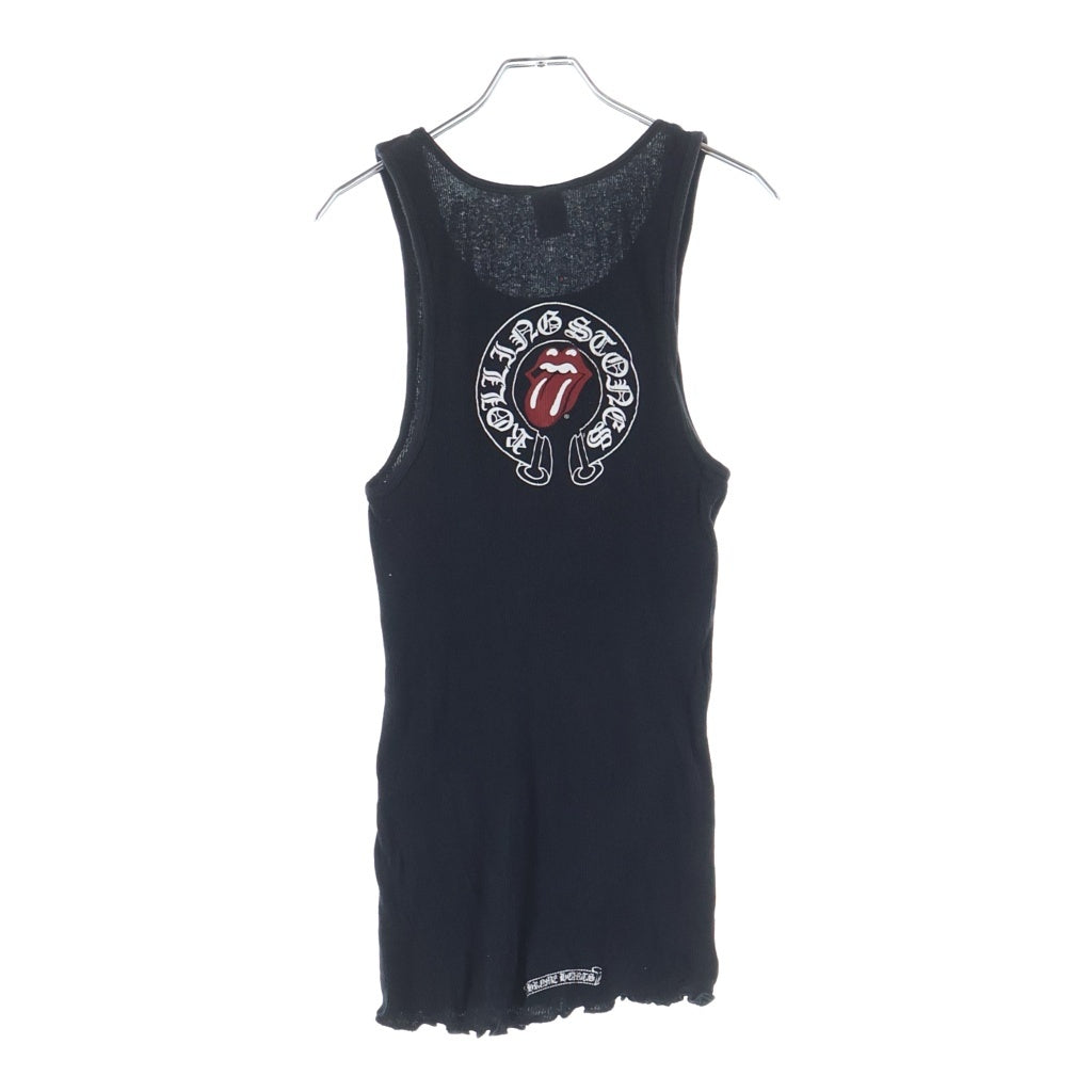 CHROME HEARTS(クロムハーツ) RIB TANK リップ&タン/ホースシュー リブタンクトップ ブラック
