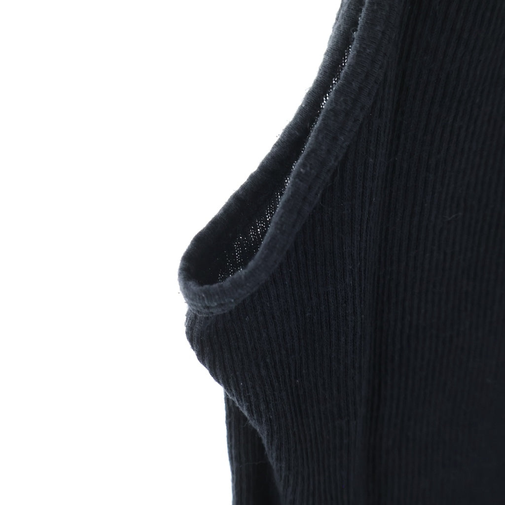 CHROME HEARTS(クロムハーツ) RIB TANK リップ&タン/ホースシュー リブタンクトップ ブラック
