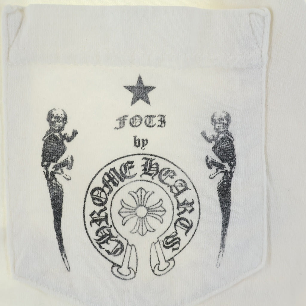 CHROME HEARTS(クロムハーツ) OLD FOTI L/S Tee オールド フォティ ハリスティーター 長袖Tシャツ カットソー ホワイト