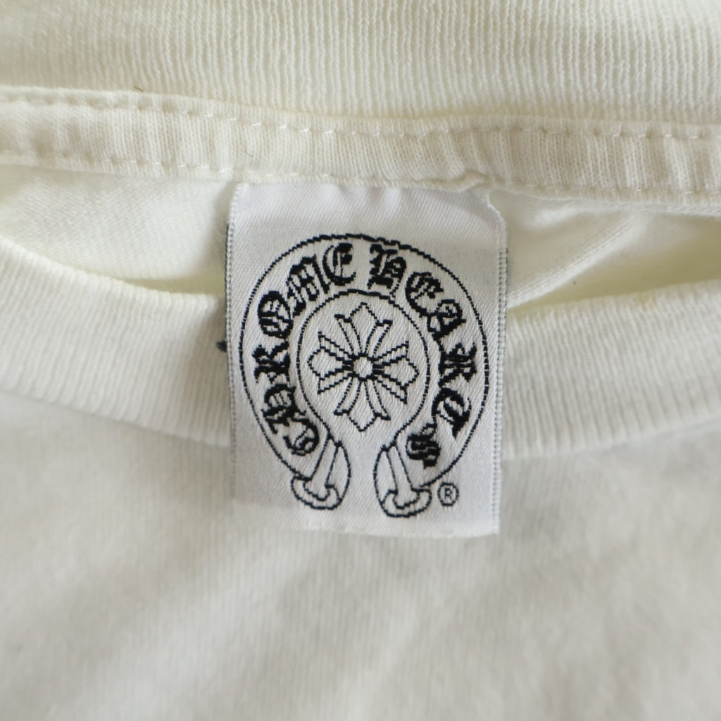 CHROME HEARTS(クロムハーツ) OLD FOTI L/S Tee オールド フォティ ハリスティーター 長袖Tシャツ カットソー ホワイト
