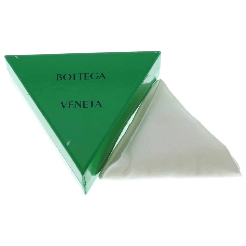 BOTTEGA VENETA(ボッテガヴェネタ) オーバルチェーンフープピアス 両耳 イヤリング シルバー