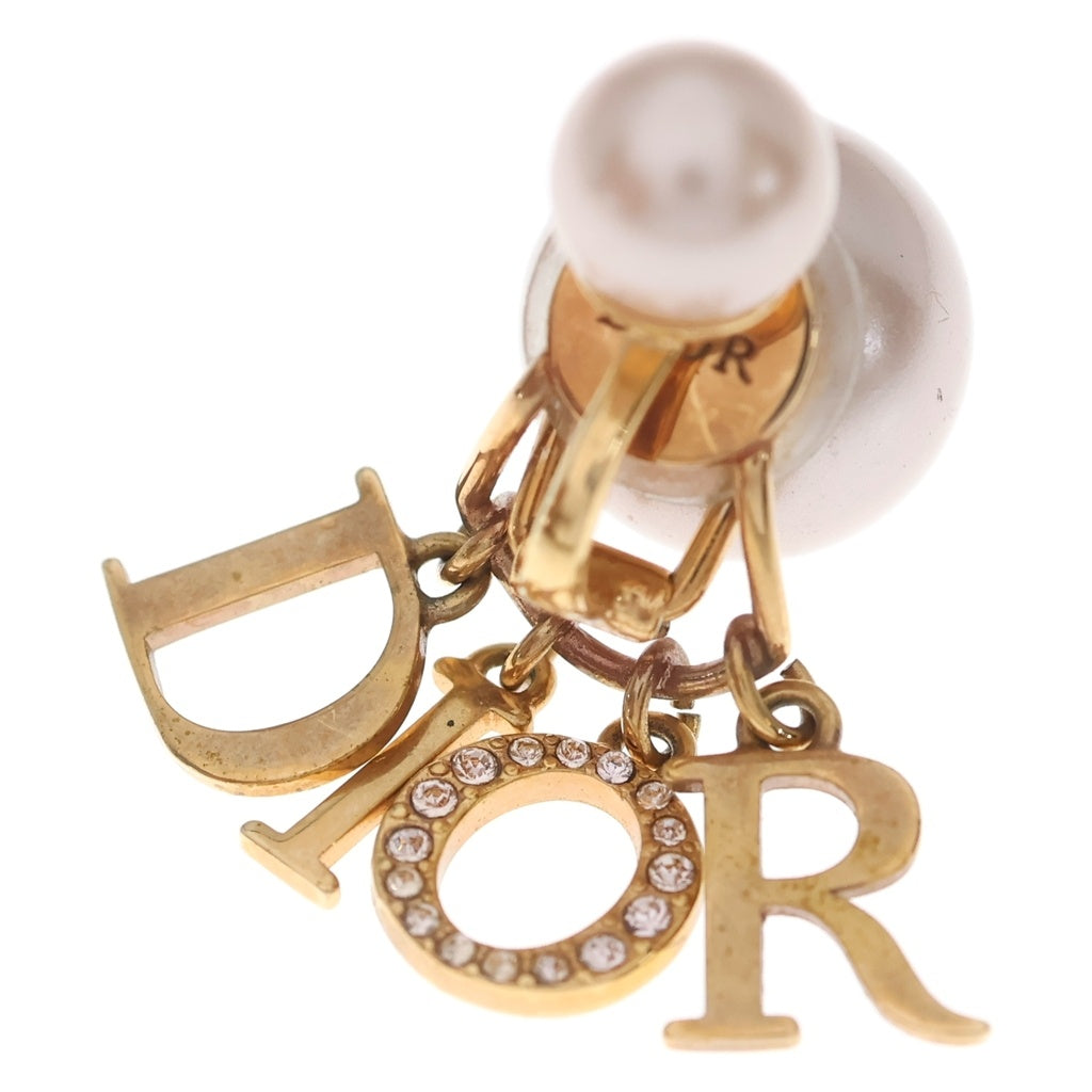 DIOR(ディオール) トライバル フェイクパールイヤリング 片耳 GP ゴールド レディース