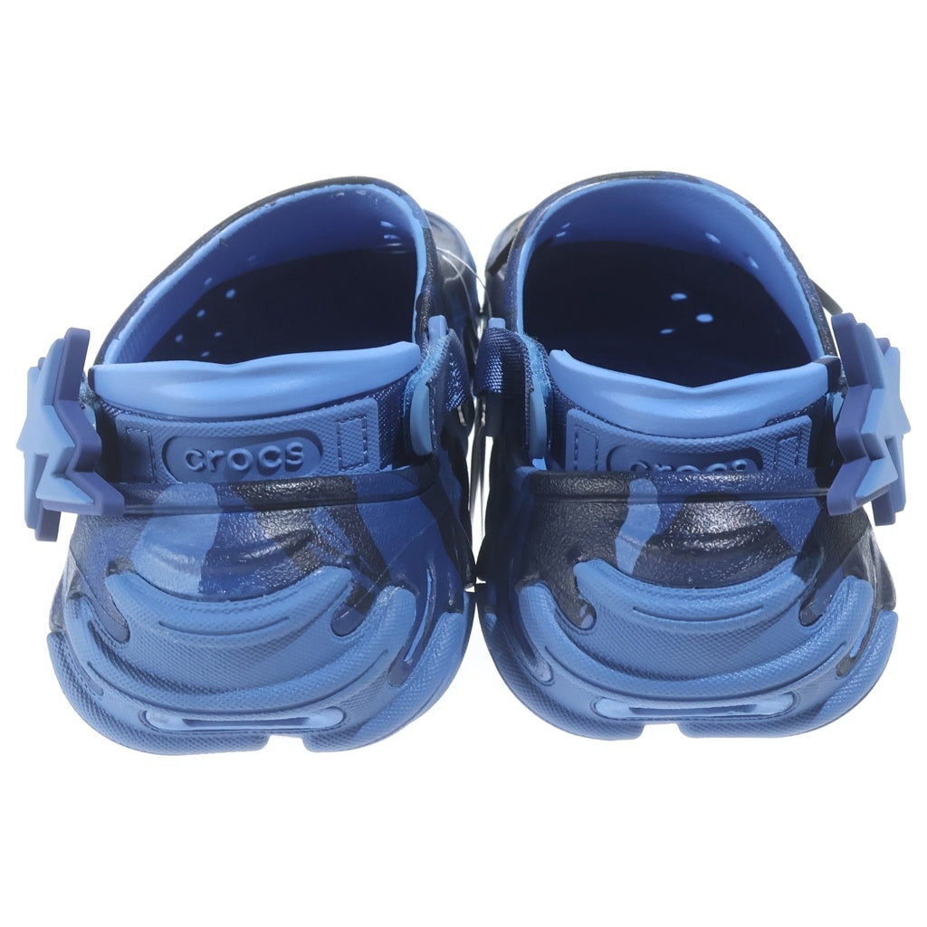 A BATHING APE(アベイシングエイプ) ×CROCS Echo Roclog クロックス カモ柄 ラバーサンダル スリッパ シューズ ネイビー 1M23191927