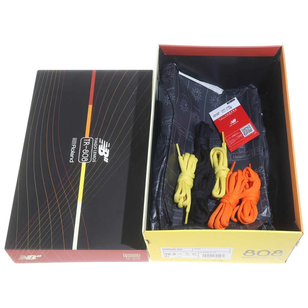 New Balance(ニューバランス) ×ROLAND NUMERIC TIAGO LEMOS 808 LITE ローランド ヌメリック ティアゴレモス ローカットスニーカー ブラック US8/26cm NM808LRO