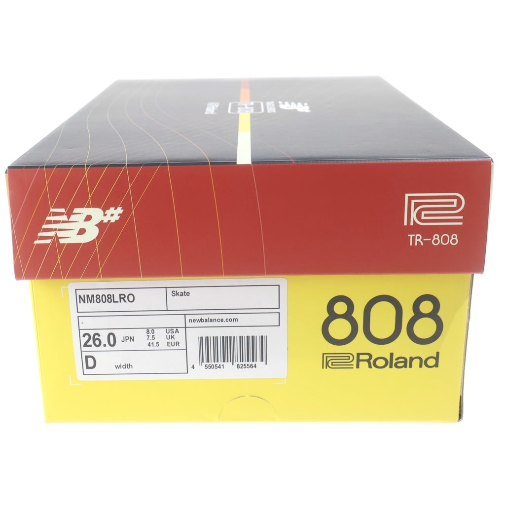 New Balance(ニューバランス) ×ROLAND NUMERIC TIAGO LEMOS 808 LITE ローランド ヌメリック ティアゴレモス ローカットスニーカー ブラック US8/26cm NM808LRO