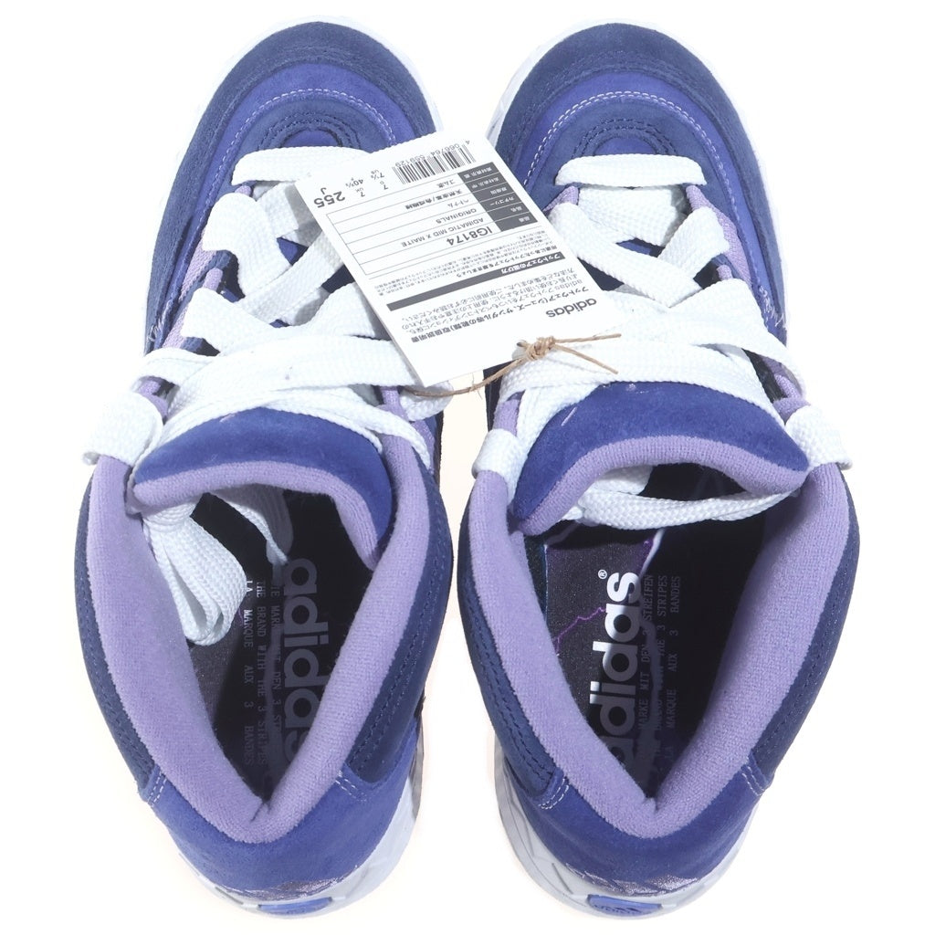 adidas(アディダス) ×MAITE STEENHOUDT ADIMATIC MID VICTORY BLUE マイテスティーンハウト アディマティック ミッドカットスニーカー パープル US7.5/25.5cm IG8174