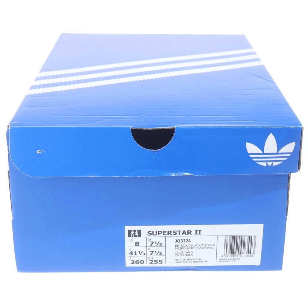 adidas(アディダス) SUPERSTAR 2 LONDON スーパースター2 ロンドン ローカットスニーカー レッド/ブラック US8/26cm JQ3224