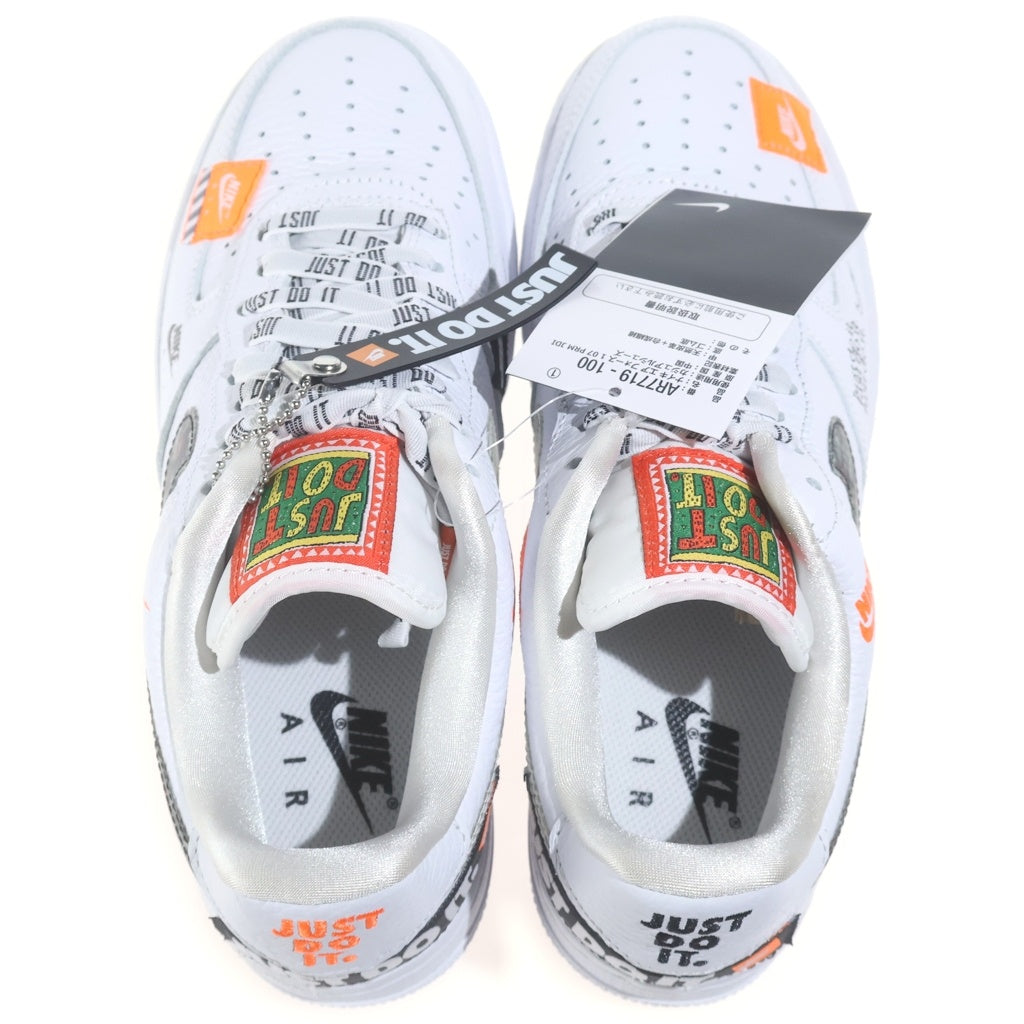 NIKE(ナイキ) AIR FORCE 1 07 PRM JDI エアフォース1 ジャストドゥイット ローカットスニーカー ホワイト US7.5/25.5cm AR7719-100