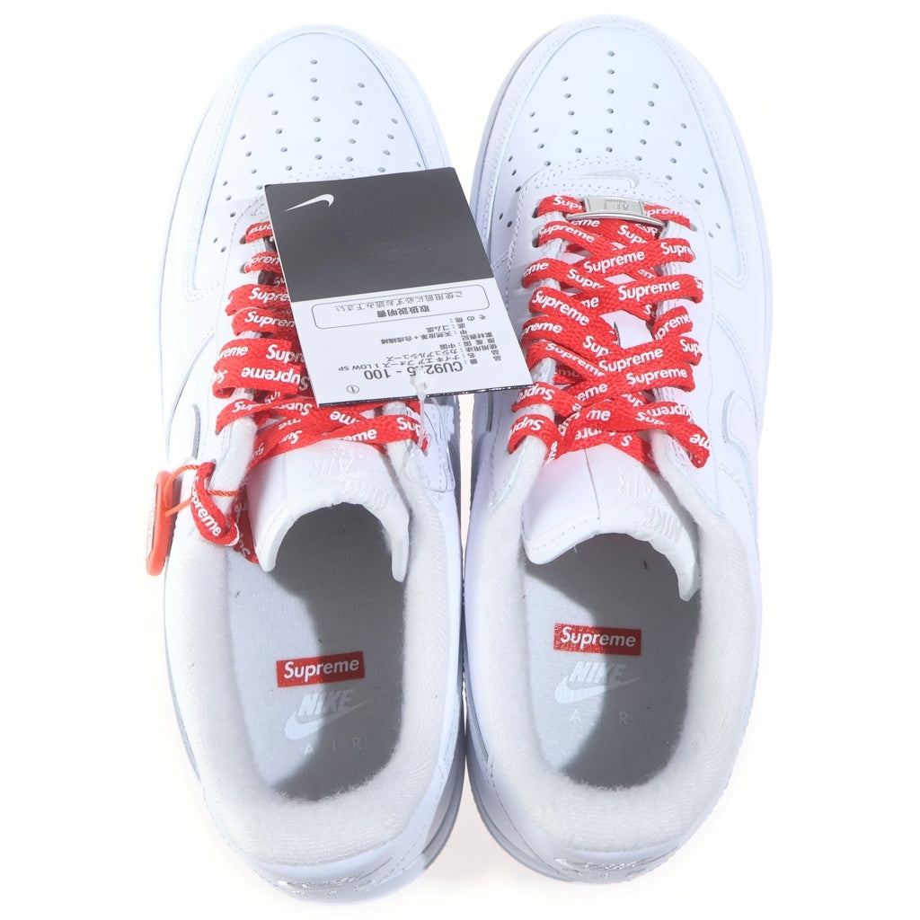 NIKE(ナイキ) ×SUPREME AIR FORCE LOW シュプリーム エアフォース 1 ローカットスニーカー ホワイト US7.5/25.5cm CU9225-100