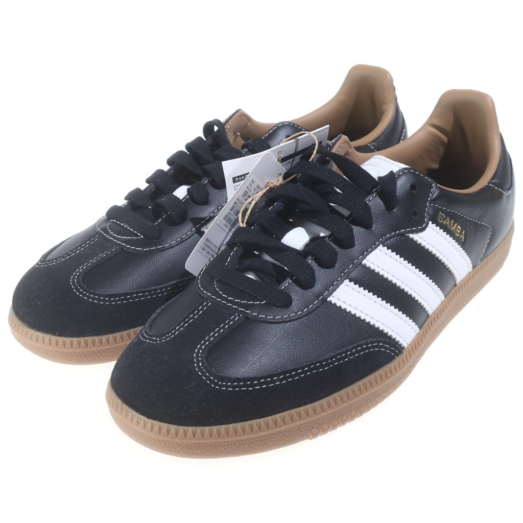 adidas(アディダス) ×ADAM ET ROPE SAMBA OG アダムエロペ サンバ ローカットスニーカー ブラック/ホワイト US7.5/25.5cm HQ7257