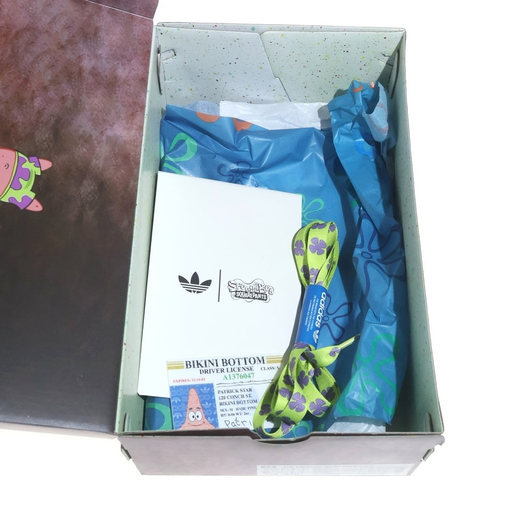 adidas(アディダス) ×SPONGEBOB SUPERSTAR PATRICK STAR スポンジボブ スーパースター パトリックスター ローカットスニーカー ピンク US7.5/25.5cm JQ6778