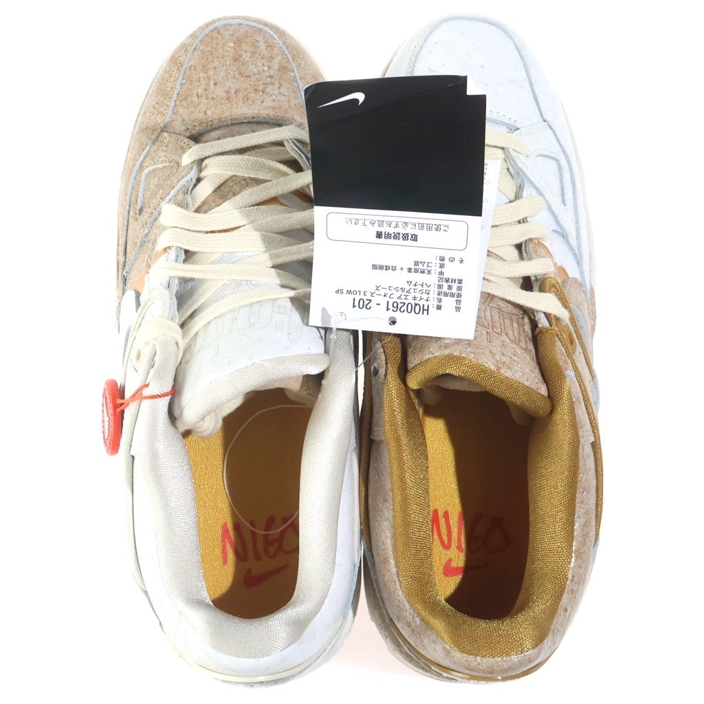 NIKE(ナイキ) ×NIGO AIR FORCE3 LOW SP NIGO HEEL LOGO 二ゴー エアフォース3 ローカットスニーカー ホワイト/ベージュ US8/26cm HQ0261-201