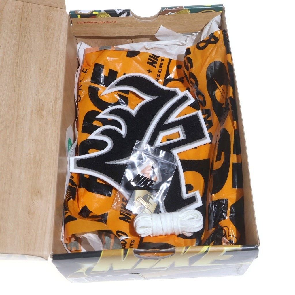 NIKE(ナイキ) ×NIGO AIR FORCE LOW SP ニゴー エアフォース 3 ローカットスニーカー ブラック/ホワイト US8/26cm HF7630-001