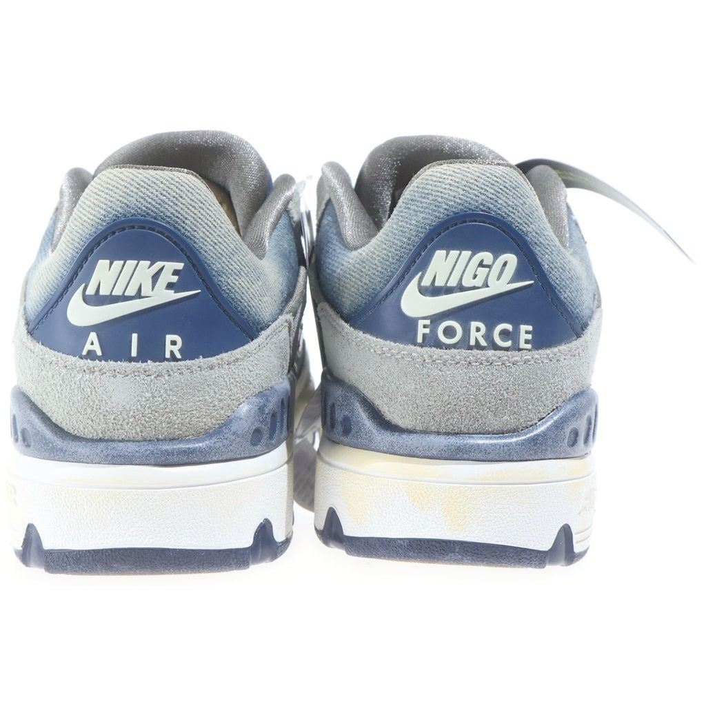 NIKE(ナイキ) ×NIGO ×Levi's AIR FORCE 3 LOW SP 4 ニゴー リーバイス エアフォース3 ローカットスニーカー ライトインディゴ/グレー US7.5/25.5cm HQ0262-001
