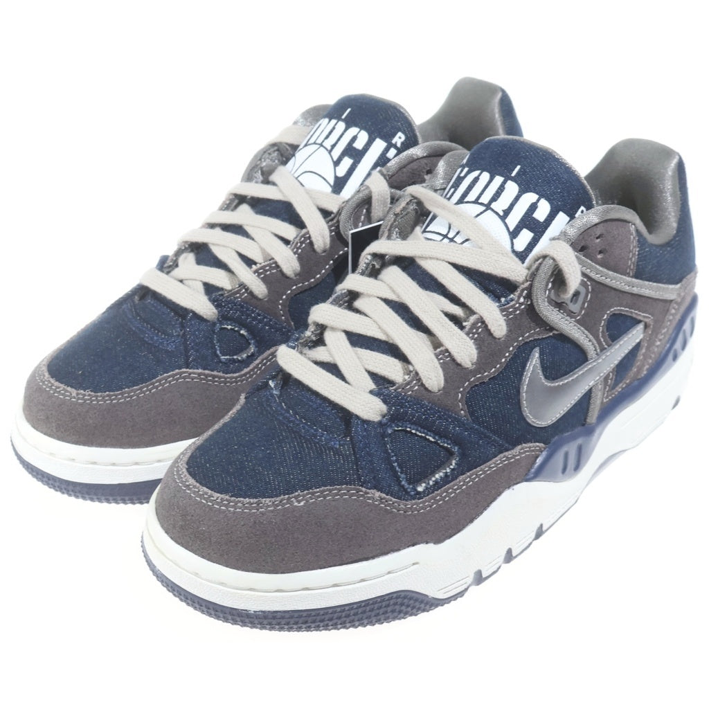NIKE(ナイキ) ×NIGO ×Levi's AIR FORCE 3 LOW SP ENIGMA STONE ニゴー リーバイス エアフォース エニグマストーン ローカットスニーカー インディゴ/ブラウン US7.5/25.5cm HQ0262-004