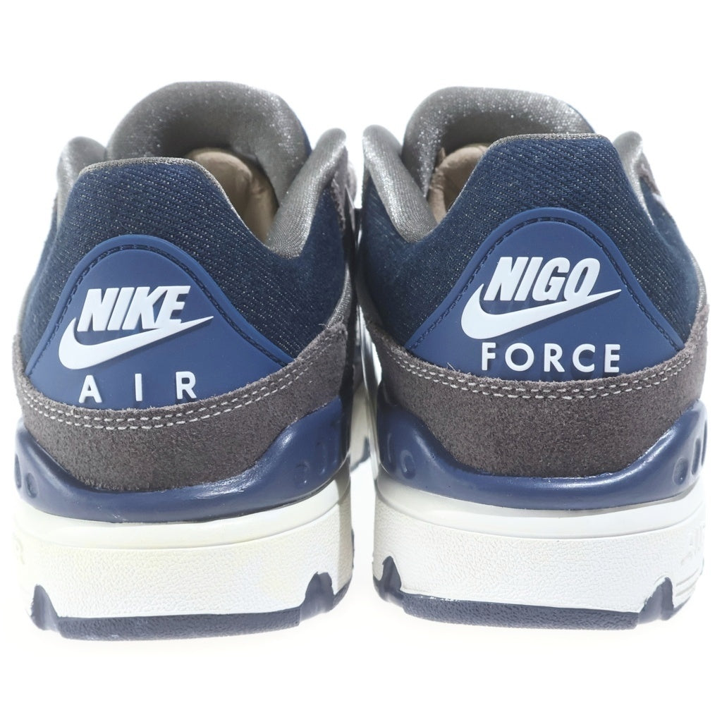 NIKE(ナイキ) ×NIGO ×Levi's AIR FORCE 3 LOW SP ENIGMA STONE ニゴー リーバイス エアフォース エニグマストーン ローカットスニーカー インディゴ/ブラウン US7.5/25.5cm HQ0262-004