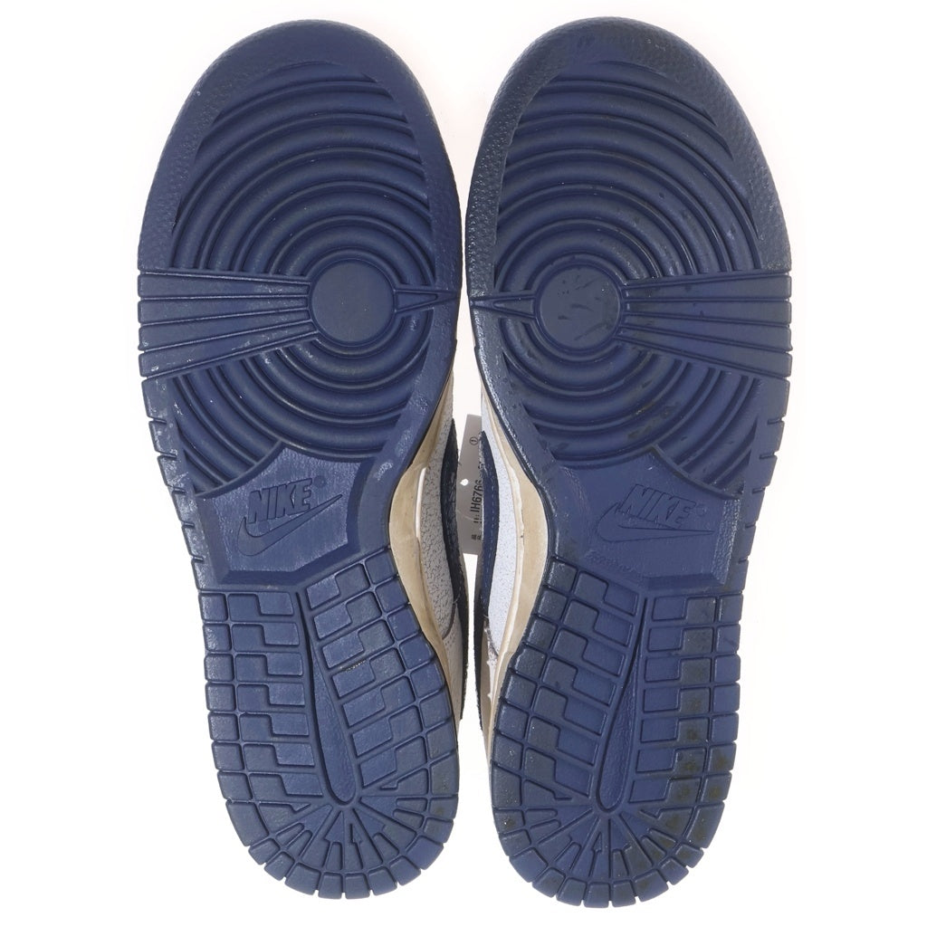 NIKE(ナイキ) ×STRANGER THINGS DUNK LOW SP ST ストレンジャーシングス ダンク ローカットスニーカー ホワイト/ネイビー US7.5/25.5cm IH6766-001