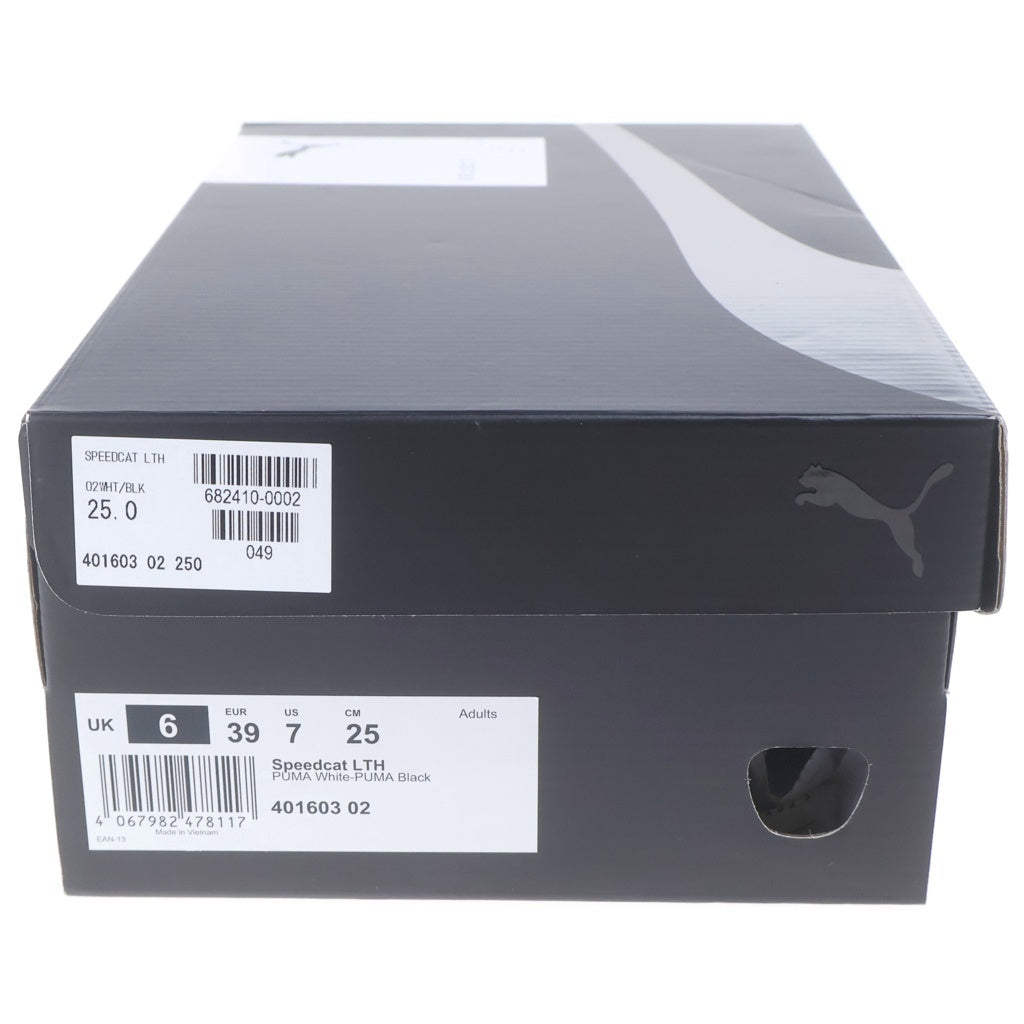 PUMA(プーマ) SPEEDCAT LEATHER スピードキャット レザー ローカットスニーカー ホワイト/ブラック US7/25cm 401603-02