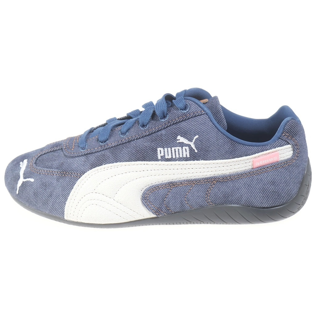 PUMA(プーマ) ×ATMOS SPEEDCAT PINK DENIM アトモス スピードキャット ピンクデニム ローカットスニーカー インディゴ US7.5/25.5cm 406918-01