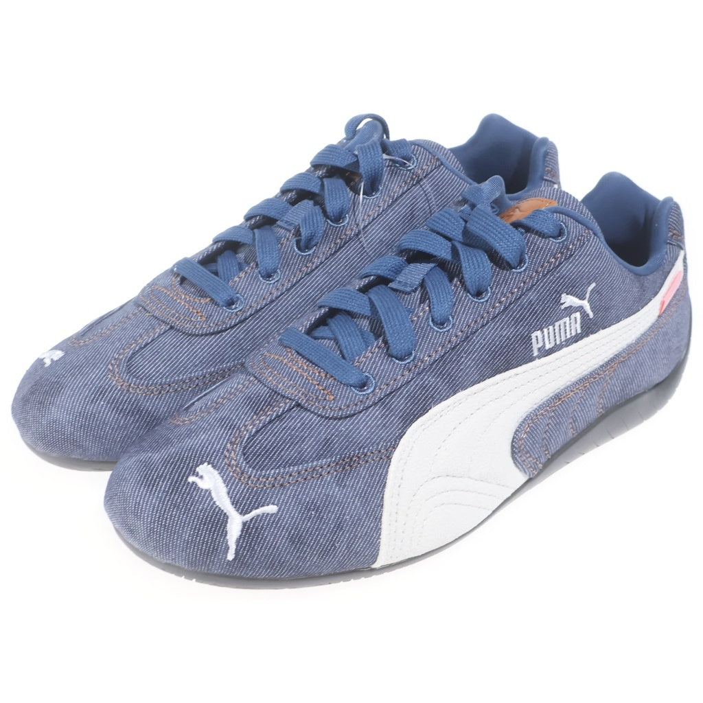 PUMA(プーマ) ×ATMOS SPEEDCAT PINK DENIM アトモス スピードキャット ピンクデニム ローカットスニーカー インディゴ US7.5/25.5cm 406918-01