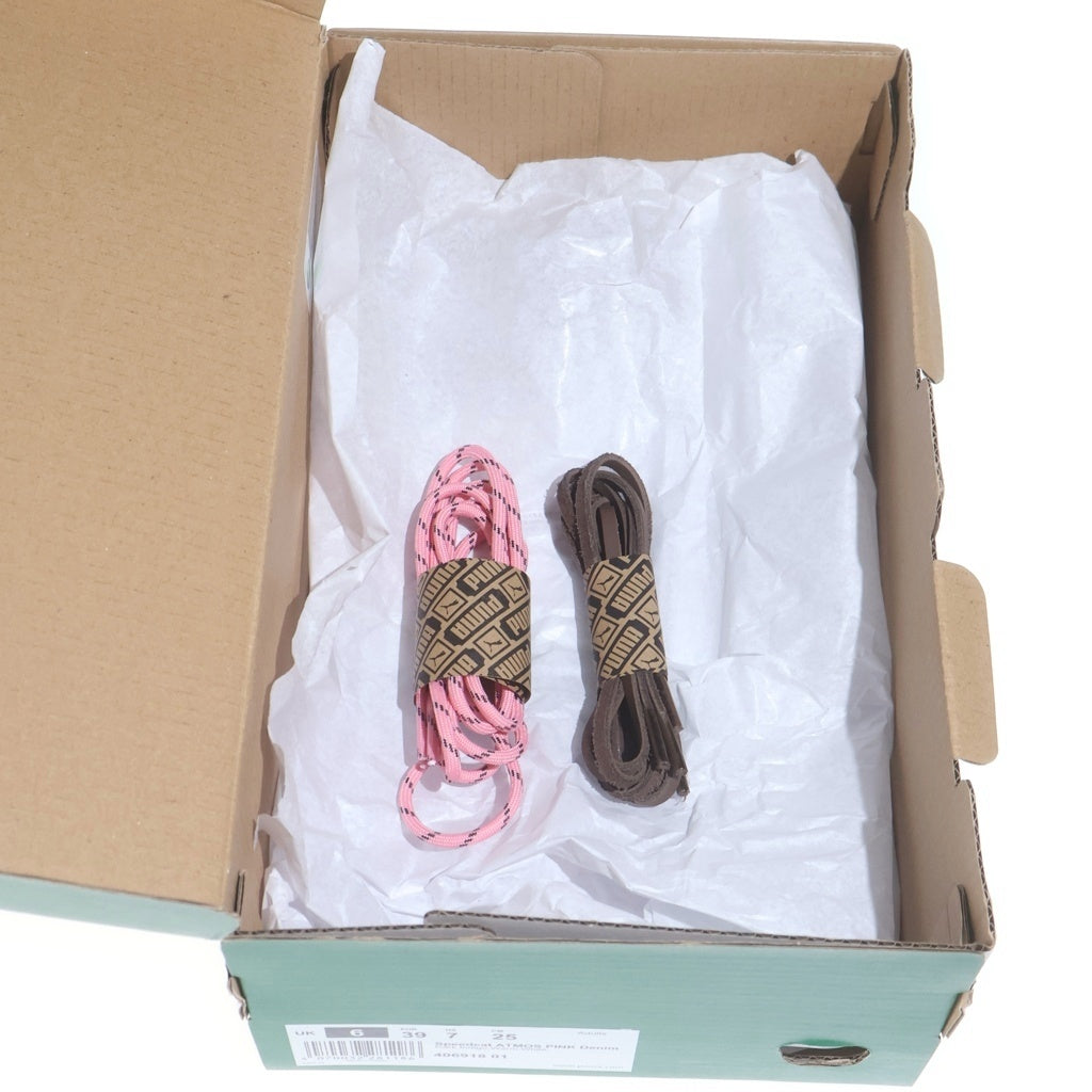 PUMA(プーマ) ×ATMOS SPEEDCAT PINK DENIM アトモス スピードキャット ピンクデニム ローカットスニーカー インディゴ US7.5/25.5cm 406918-01