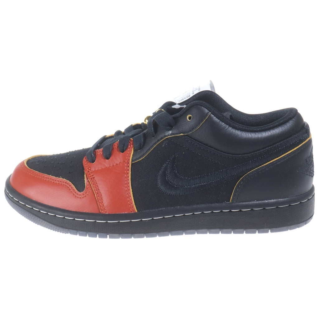 NIKE(ナイキ) AIR JORDAN 1 LOW SE LUCKY CAT エアジョーダン1 招き猫 ローカットスニーカー ブラック/レッド US7.5/25.5cm IQ3460-010