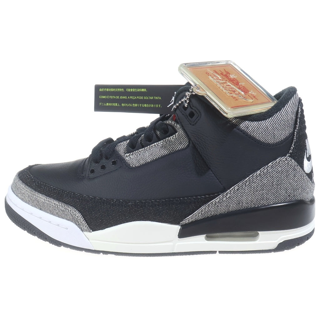 NIKE(ナイキ) ×LEVI'S AIR JORDAN 3 RETRO SP リーバイス エアジョーダン3 レトロ ローカットスニーカー インディゴ US7.5/25.5cm IR0914-400