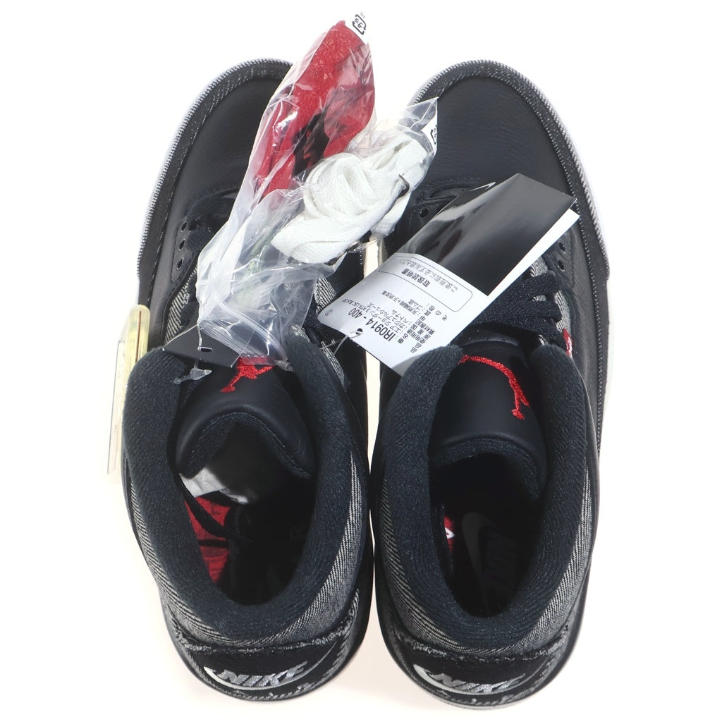 NIKE(ナイキ) ×LEVI'S AIR JORDAN 3 RETRO SP リーバイス エアジョーダン3 レトロ ローカットスニーカー インディゴ US7.5/25.5cm IR0914-400
