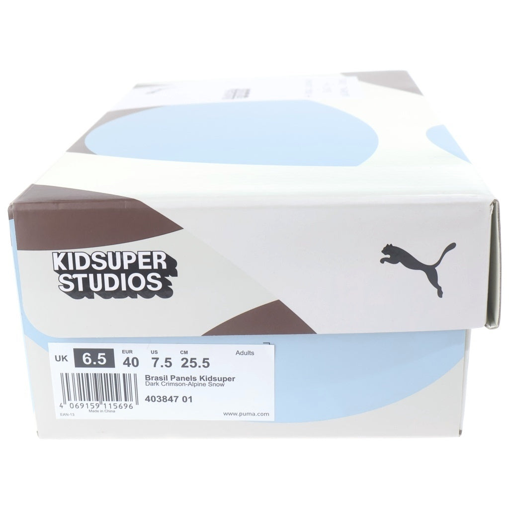 PUMA(プーマ) ×KIDSUPER BRASIL PANELS キッドスーパー ブラジルバジル ローカットスニーカー ピンク US7.5/25.5cm 403847-01