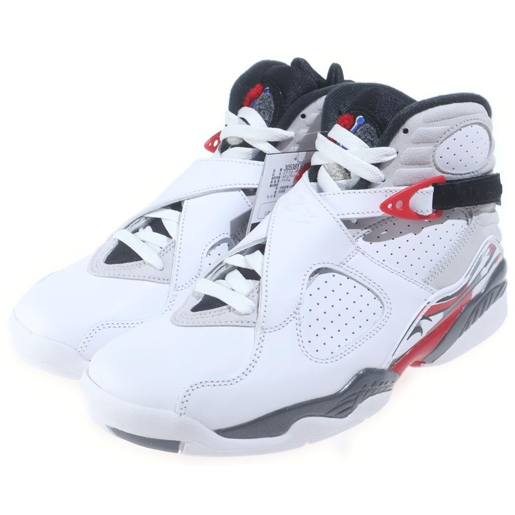 NIKE(ナイキ) AIR JORDAN 8 RETRO OG BUGS BUNNY エアジョーダン8 バッグスバニー ハイカットスニーカー ホワイト/シルバー US7.5/25.5cm 305381-100