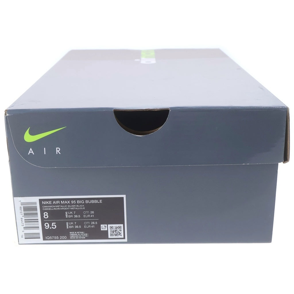 NIKE(ナイキ) AIR MAX 95 BIG BUBBLE HONG KONG エアマックス95 ビッグバブル 香港 ローカットスニーカー オレンジ US8/26cm IQ5755-200